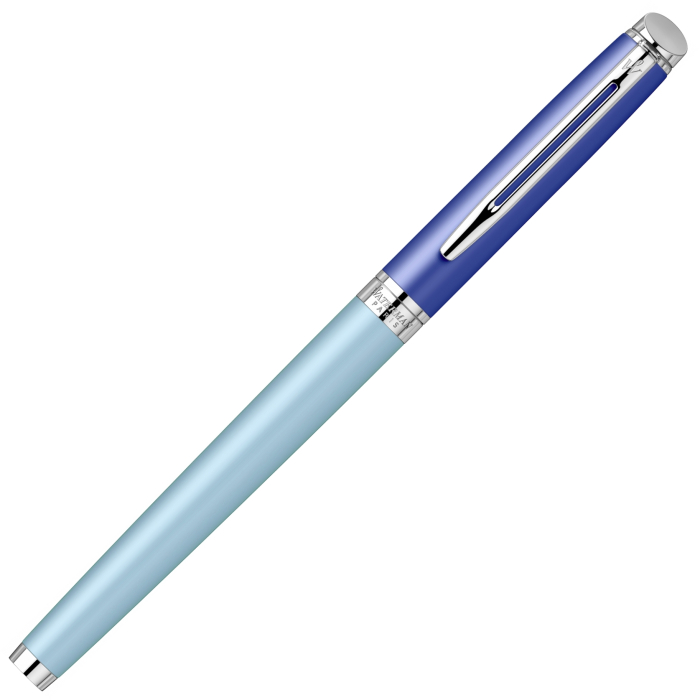 Set Stilou Hemisphere Colour Blocking Light Blue Lacquer CT  in cutie cu etui, Waterman [6]