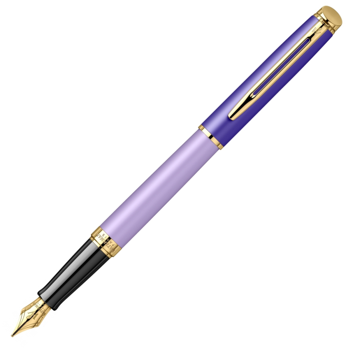 Set Stilou Hemisphere Colour Blocking Purple & Light Purple GT in cutie cu etui, Waterman [2]
