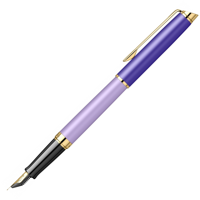 Set Stilou Hemisphere Colour Blocking Purple & Light Purple GT in cutie cu etui, Waterman [10]