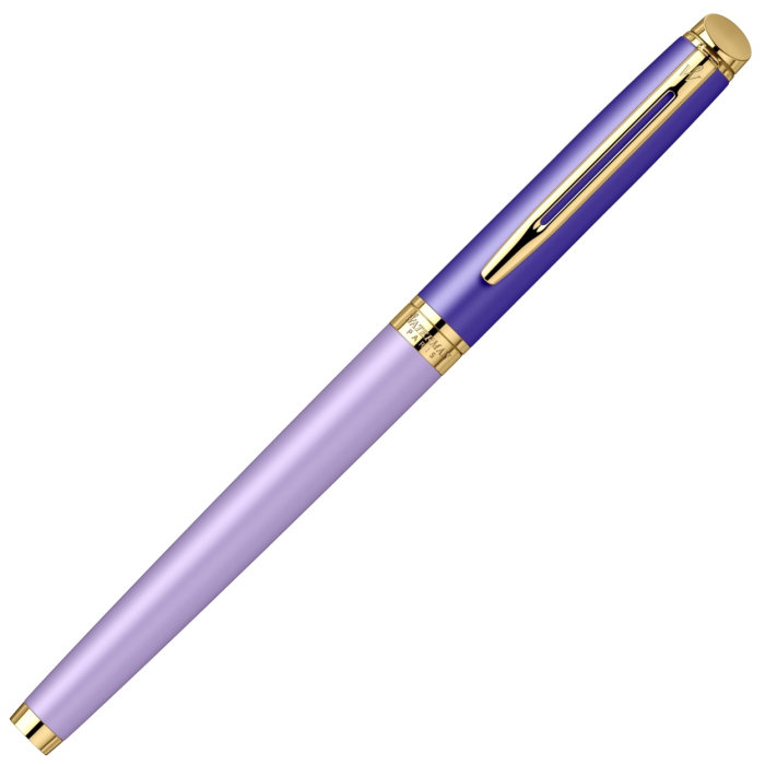 Set Stilou Hemisphere Colour Blocking Purple & Light Purple GT in cutie cu etui, Waterman [7]