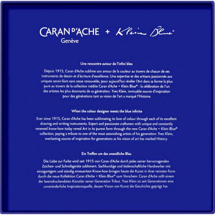 Set Stilou LE Klein Blue SRT+ Calimara Caran d'Ache [9]