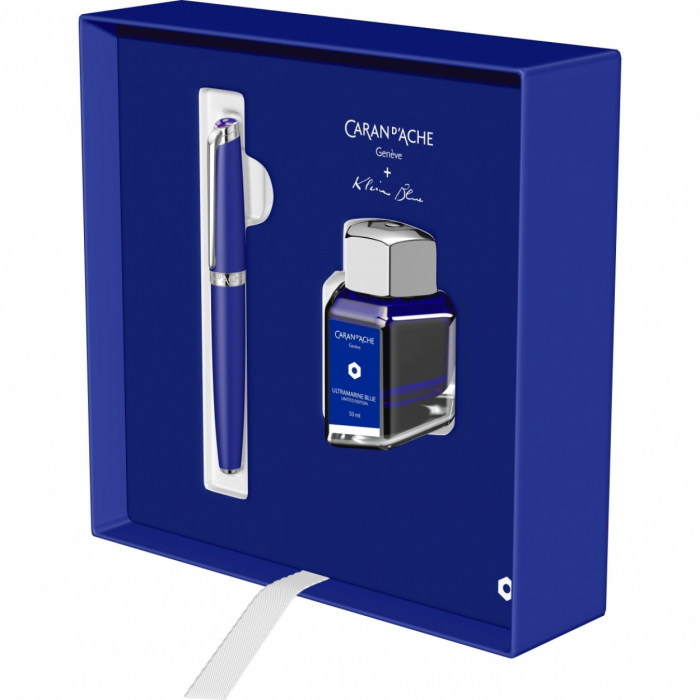 Set Stilou LE Klein Blue SRT+ Calimara Caran d'Ache [7]