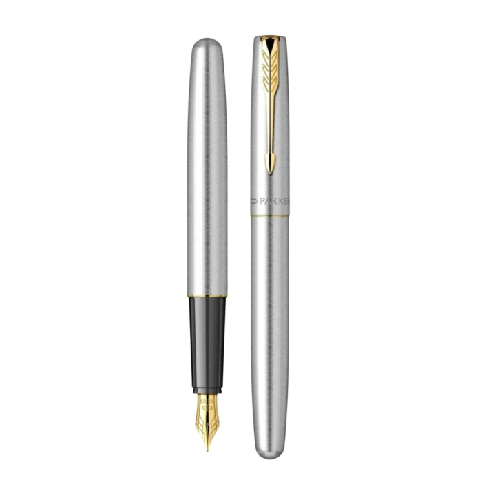 Set Stilou Parker Frontier Stainless Steel GT + Agenda A5 + Breloc Parker [3]