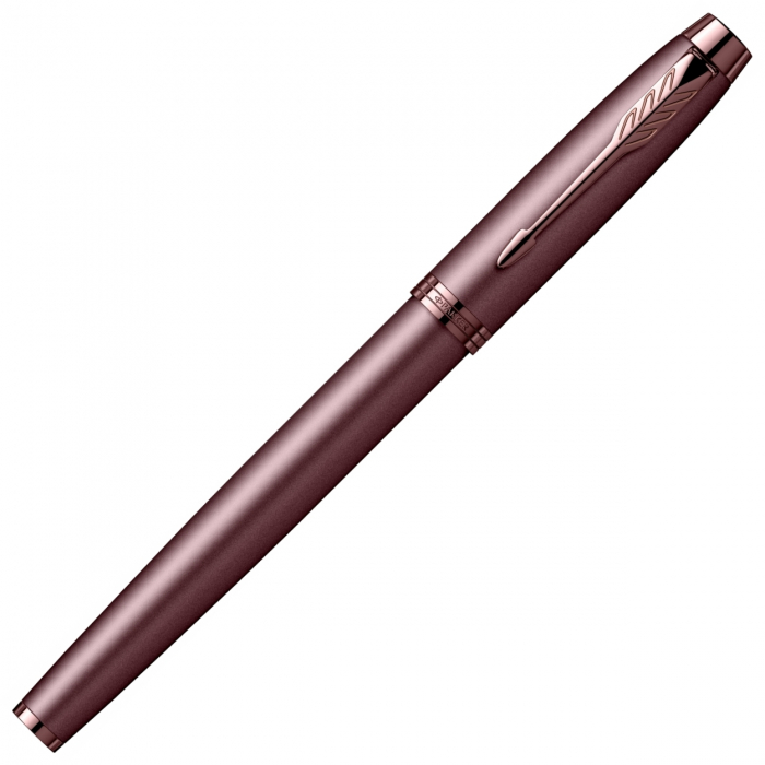 Set Stilou Parker IM Royal Monochrome Burgundy COT in Cutie cadou cu etui, Parker  [2]