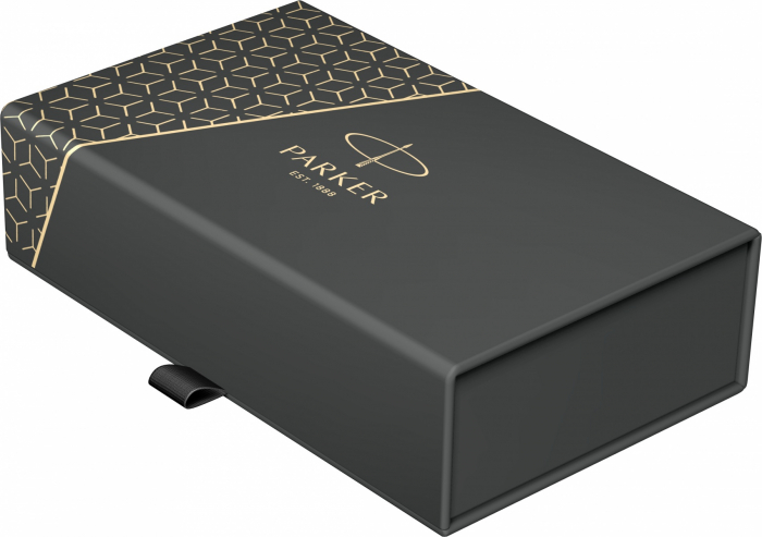 Set Stilou Parker IM Royal Black Matte CT In Cutie cadou cu etui Parker [4]