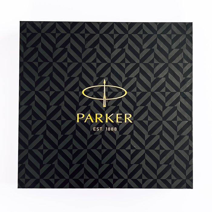 Set Stilou Parker IM Royal Light Blue Grey CT + Agenda Parker [7]