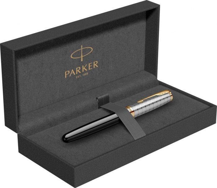 Stilou Sonnet Royal Metal & Black GT, Parker [6]