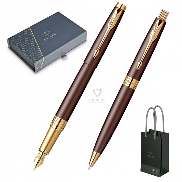 Set Stilou + Pix Aster Matt Chocolate GT, Parker [1]