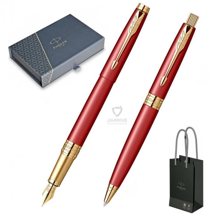 Set Stilou + Pix Aster Matt Red GT, Parker [1]
