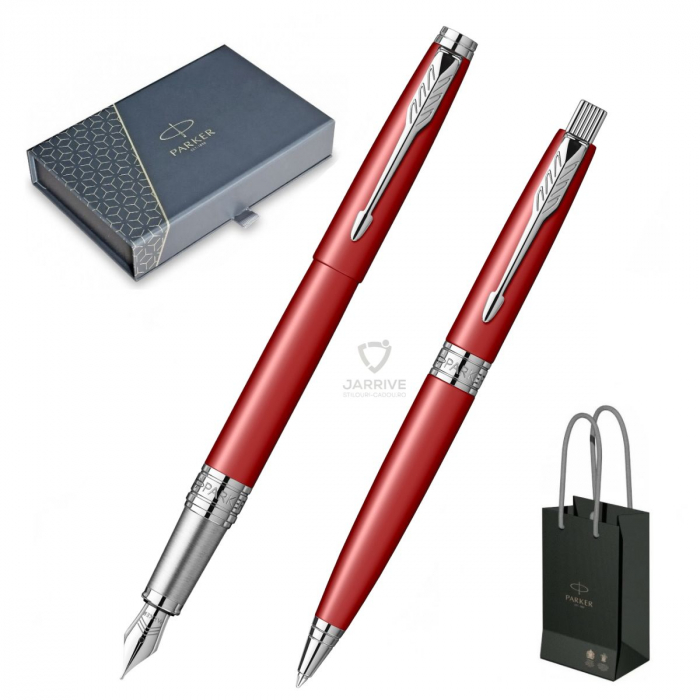 Set Stilou + Pix Aster Matt Red CT, Parker [1]