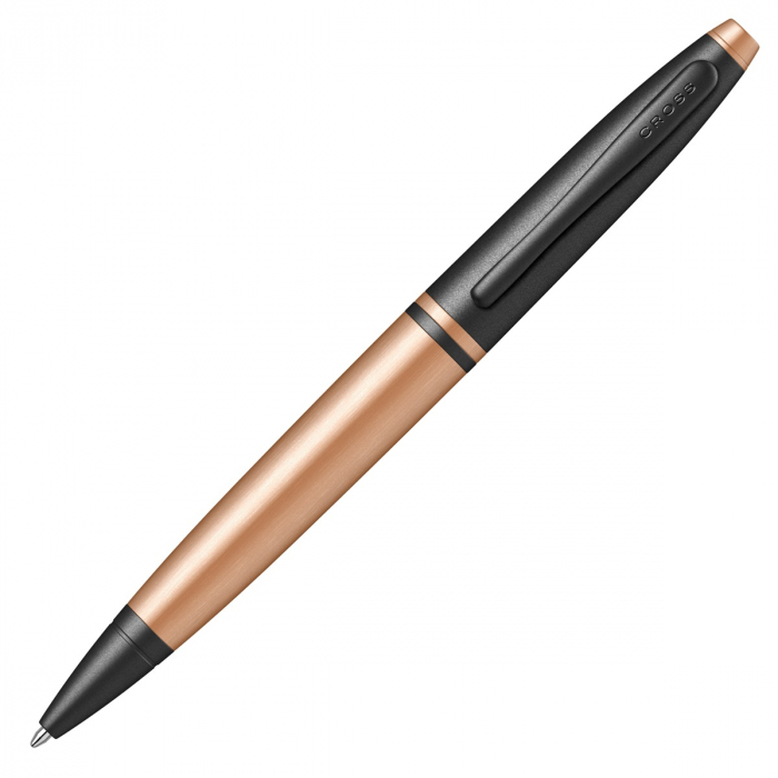 Set Stilou + Pix Cross Calais Brushed Rose Gold and Black BT [5]