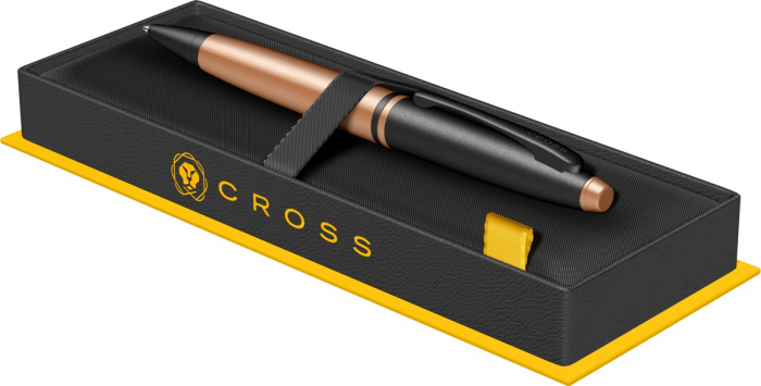 Pix Cross Calais Brushed Rose Gold and Black BT [6]