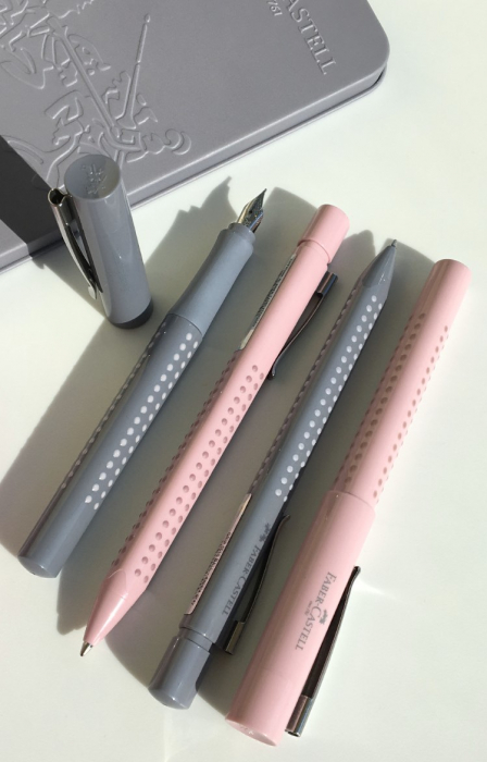 Set Stilou + Pix Grip 2010 Rose, Faber-Castell [6]