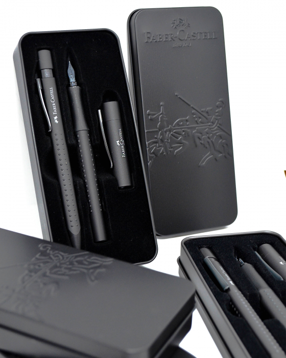 Set Stilou & Pix Grip 2011 All Black, Faber-Castell [7]