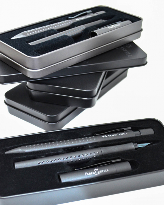 Set Stilou & Pix Grip 2011 All Black, Faber-Castell [8]