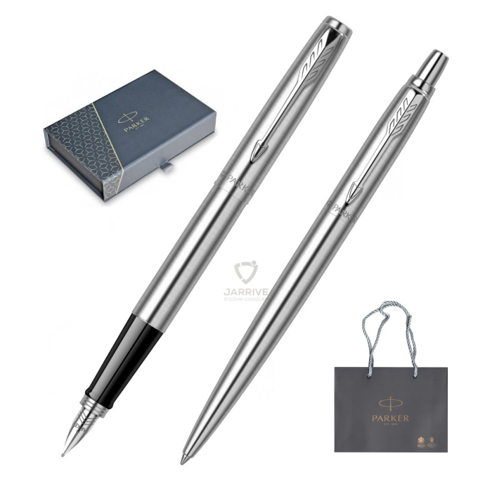 Set Stilou + Pix Jotter Royal Standard Stainless Steel CT, Parker [1]