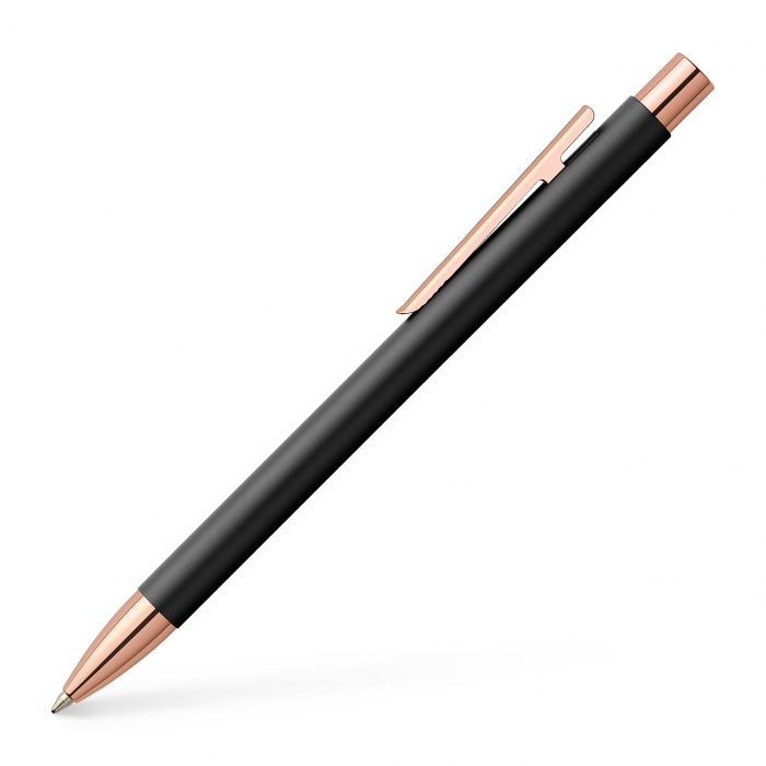 Set Stilou + Pix Neo Slim Metal Black Rosegolden, Faber-Castell [4]