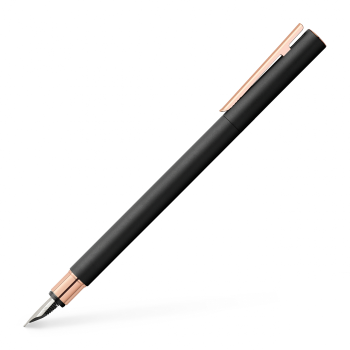 Set Stilou + Pix Neo Slim Metal Black Rosegolden, Faber-Castell [3]