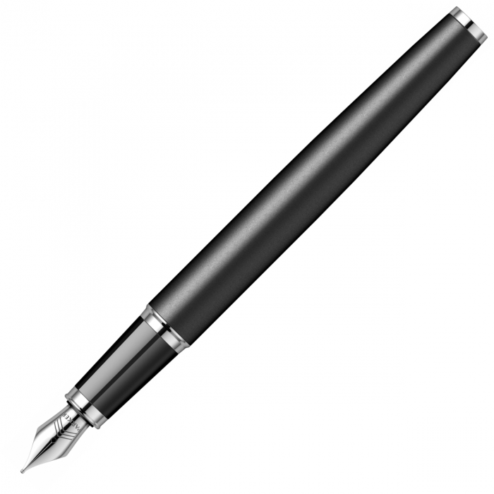 Set Stilou Parker IM Royal Black Matte CT In Cutie cadou cu etui Parker [8]
