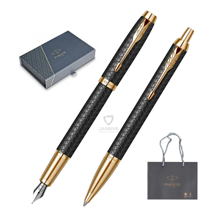 Set Stilou + Pix Parker IM Royal Premium Black/Gold GT [1]