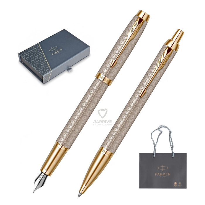 Set Stilou + Pix Parker IM Royal Premium Warm Silver GT [1]