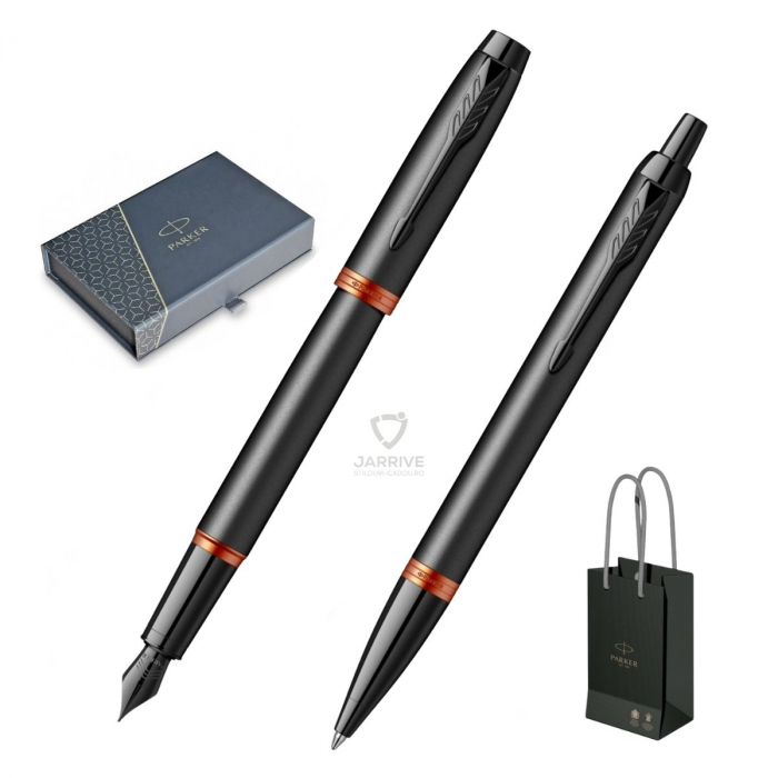 Set Stilou + Pix Parker IM Royal Vibrant Rings Flame Orange BT, Parker [1]