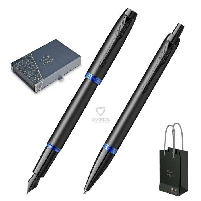 Set Stilou + Pix Parker IM Royal Vibrant Rings Marine Blue BT, Parker  [1]