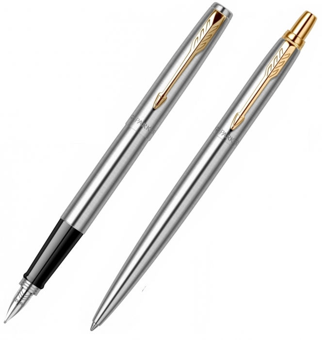 Set Stilou + Pix Parker Jotter Royal Stainless Steel GT [1]