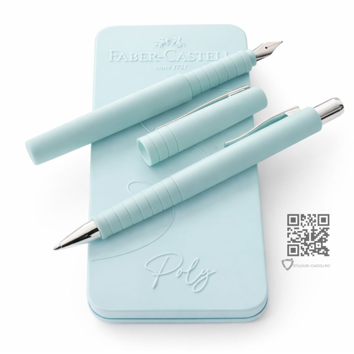 Set Stilou + Pix Poly XB Bleu Caraibe, Faber-Castell [4]