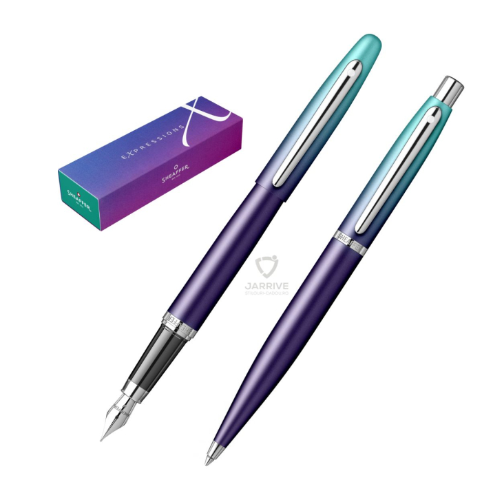 Set Stilou + Pix Sheaffer VFM Expressions Pearl Blue-Violet [1]