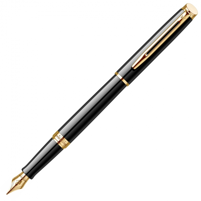 Set Stilou + Pix Waterman Hemisphere Essential Black GT in caseta cadou [2]
