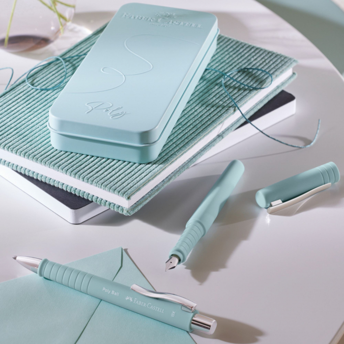 Set Stilou + Pix Poly XB Bleu Caraibe Faber-Castell [3]