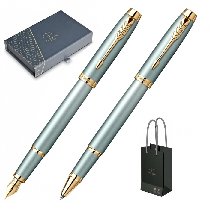 Set Stilou + Roller Parker IM Royal Rituals Turquoise Green GT [1]