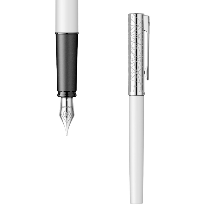 Set Stilou Waterman Allure White + Lumanare parfumata + Esarfa asortata + Martisor  [4]