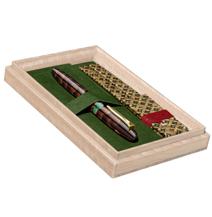 Stilou 18k Nib Izumo Yakumonuri Ginsen Yakumo GT 0.5 M, Platinum [8]