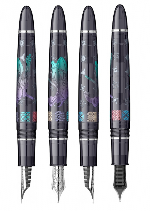 Stilou 1911 Ninja Maki-e Tsuki RHT Large Size 21K, Sailor [9]