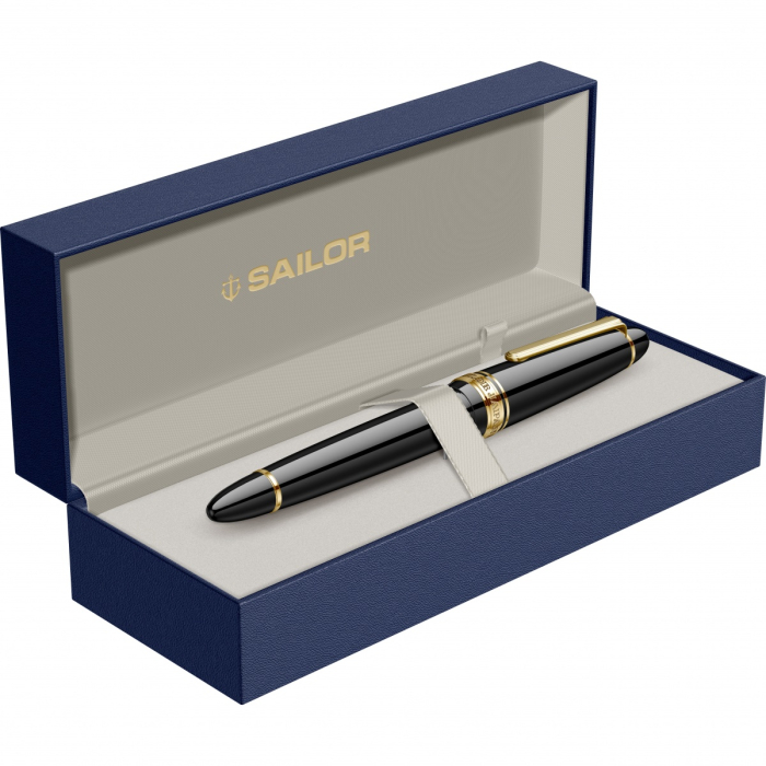 Stilou 1911L Black GT Large Size 21K, Sailor [4]