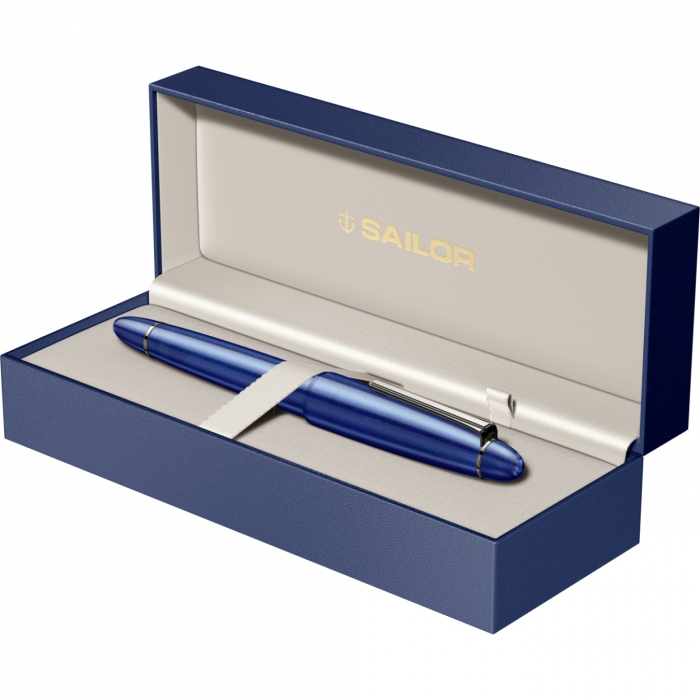 Stilou 1911 Ringless Metallic Simply Blue Large Size 21K Sailor [2]