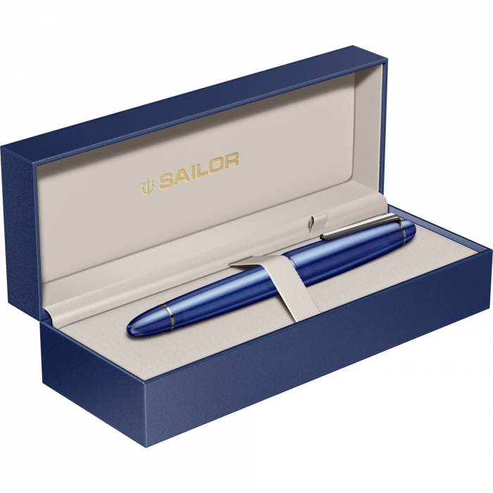 Stilou 1911 Ringless Metallic Simply Blue Large Size 21K Sailor [5]