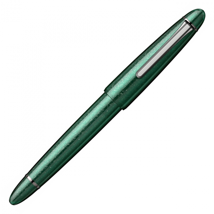 Stilou 1911L Ringless Galaxy Crab Nebula Green GMT 21K, Sailor [3]
