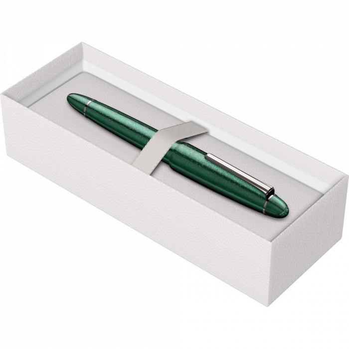 Stilou 1911L Ringless Galaxy Crab Nebula Green GMT 21K, Sailor [8]