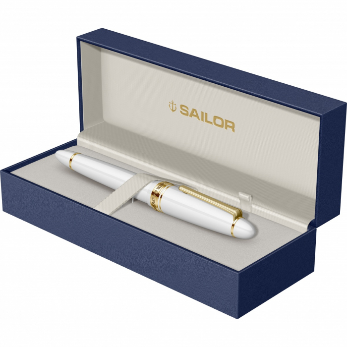 Stilou 1911L White GT Large Size 21K, Sailor [2]