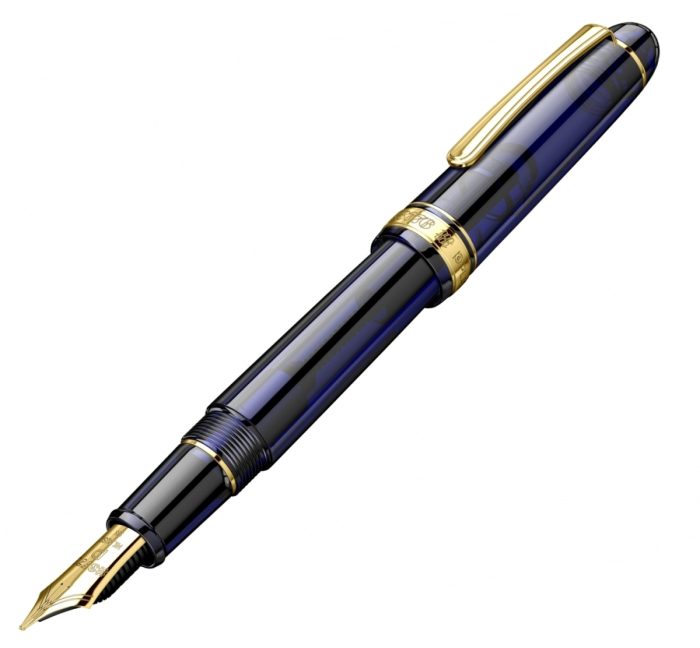 Stilou #3776 Century Chartres Blue 14K, Platinum [6]