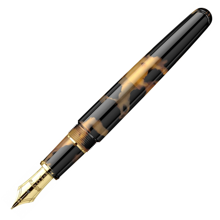 Stilou Platinum #3776 Century Celluloid Tortoise 14K, Platinum [6]