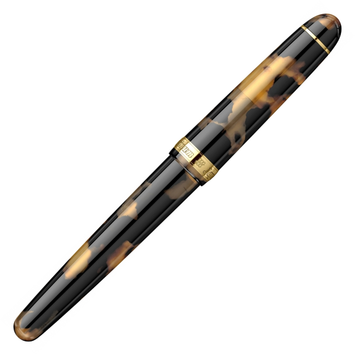 Stilou Platinum #3776 Century Celluloid Tortoise 14K, Platinum [5]