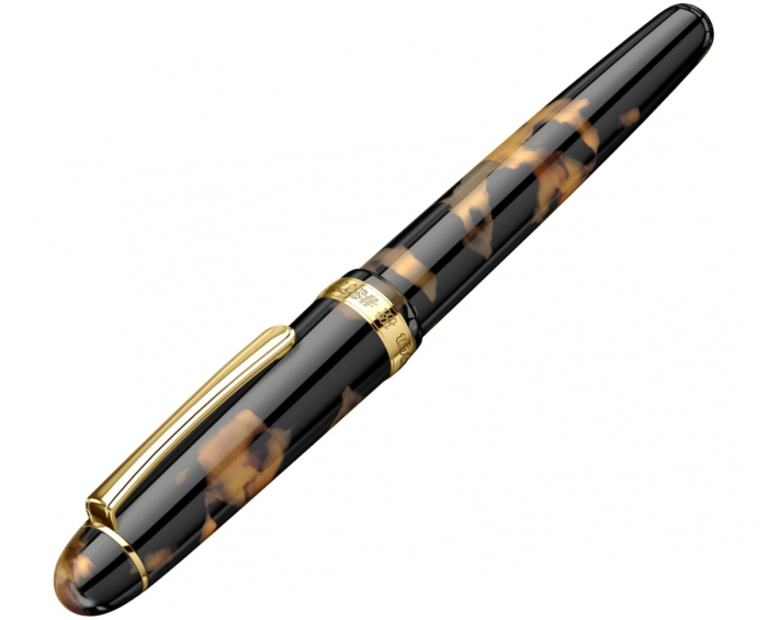 Stilou Platinum #3776 Century Celluloid Tortoise 14K, Platinum [11]