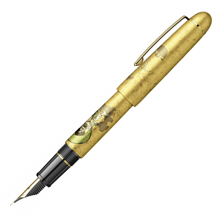 Stilou #3776 Century Kanazawa Gold Leaf Fujin Raijin GT, Platinum [10]