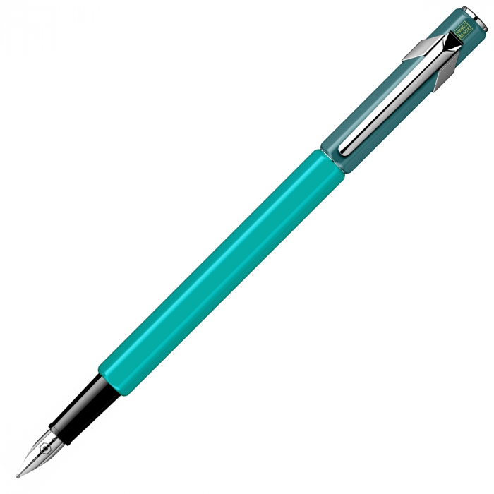 Stilou 849 Paul Smith LE No.4 Cyan Blue and Steel Blue CT, Caran d'ache [1]