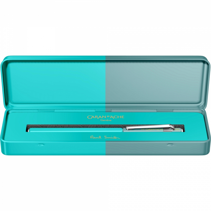 Stilou 849 Paul Smith LE No.4 Cyan Blue and Steel Blue CT, Caran d'ache [10]