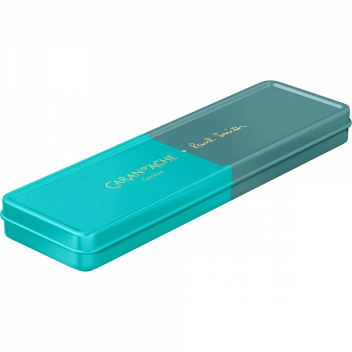 Stilou 849 Paul Smith LE No.4 Cyan Blue and Steel Blue CT, Caran d'ache [4]
